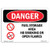 OSHA Danger Sign - Fuel Storage Area No Smoking Or Open Flames | Rigid Plastic Sign | Protect Your Business, Construction Site, Shop Area |  Made in The USA