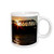 3dRose The Truss Bridge Sunset Ceramic Mug, 11-Ounce