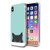 HelloGiftify iPhone X Case, Tiffany Blue&Cat TPU Soft Gel Protective Case for iPhone X