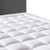 DOMICARE Queen Mattress Pad Cover - Cotton Down Alternative Quilted Pillowtop Mattress Pad with Deep Pocket (8"-21") - Hypoallergenic Overfilled Cooling Fitted Mattress Topper