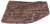 The Dog Squad Minkie Binkie Square Pet Blanket, 16.5 by 16.5-Inch, Brown Paisley