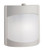 Lithonia Lighting OSWC 13F 120 P LP WH M4 Contemporary Wall Light with One 13-Watt Compact Spiral Fluorscent Lamp