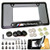 License Plate Frame Carbon Fiber-1 Pack Black Aluminum License Plate Frames Metal Printing Carbon Fiber Pattern, M Performance 3D Logo for MW and Stainless Steel Plate Screws (M Performance)