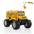 Yellow Monster School Bus  Big Wheel Die Cast  Pull Back  Plus Bus Keychain Gift