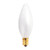 Bulbrite 40CTF/32/2 40-Watt 120-Volt Incandescent Torpedo Chandelier Bulb, 32mm, Frost