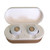 Wireless Earbuds, ENACFIRE E18 Bluetooth Earbuds 15H Playtime 3D Stereo Sound Wireless Headphones, White