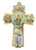 Religious Gifts Holy Child Jesus Christ Santo Nino de Atocha Wooden Wall Cross Crucifix (8 1/4 Inch)