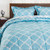 Basic Beyond Down Alternative Comforter Set (Twin/Teal) - Reversible Bed Comforter with 1 Pillow Sham for All Seasons