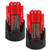 E-TS Upgraded 3000mAh Milwaukee M12 Battery Replacement for Milwaukee Battery Milwaukee 48-11-2420 48-11-2411 48-11-2401 48-11-2402 48-11-2401 REDLITHIUM Cordless Tools