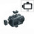 Yifant PGYTECH Housing Frame Cage for DJI OSMO Action Camera Accessory Protective Case with Cold Shoe 1/4'' Thread Universal Interface Expansion Part