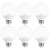 Ustellar 6 Pack 5W G25 E26 LED Bulbs, 40W Incandescent Bulb Equivalent, 450lm Vanity Light Bulbs, 270 Beam Angle, Globe Light Bulbs, Makeup LED Light Bulbs, Non-Dimmable, 2700K Warm White