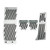 KKmoon MT Foot Rest Pedals Set for BMW E30 E36 E46 E87 E90 E91 E92 E93 M3 Left Driving Country