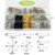 Cocostar 700PCS in Set Safety Pins Large Safety Pins Assorted Durable 7 Sizes 19mm - 54mm for Home School Art Craft Sewing Jewelry Making