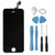 LCD Touch Screen Digitizer Frame Assembly Full Set LCD Touch Screen Replacement for iPhone 5S - Black