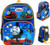 Team Thomas the Train Engine 16" Canvas Blue School Backpack