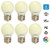 25 Watt Equivalent G15 LED Vanity Light Bulbs (6-Pack) Warm White 2700K E26 Medium Base LED Globe light 180 lumens