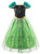 Padete Little Girls Anna Princess Dress Elsa Snow Party Queen Halloween Costume (3 Years, Green)