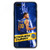 FUCASE iPhone 8 Plus Case 7 Plus Case - Glass Back Cover Case for iPhone 7P/8P (Curry-Blue)