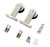 DIYHD Stainless Steel top Mount Sliding barn Door Roller 2pcs
