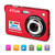 ATian 2.7" LCD HD Digital Camera Amazing Rechargeable Camera 8X Zoom Digital Camera Kids Student Camera Compact Mini Digital Camera Pocket Cameras for Kid/Seniors/Student (Red)