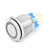 uxcell 24V 18mm Green LED Light 22mm Thread Dia Latching Push Button Switch