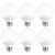 Ustellar 6 Pack 5W G25 E26 LED Bulbs, 40W Incandescent Bulb Equivalent, 450lm Vanity Light Bulbs, 270 Beam Angle, Globe Light Bulbs, Makeup LED Light Bulbs, Non-Dimmable, 5000K Daylight White