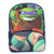 Teenage Mutant Ninja Turtle Boys 16' Large School Backpack-Leonardo's Face Embossed