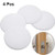 4 Pieces 3.15 Inch Silicon Door Knob Wall Protectors Door Handle Bumper Set Self Adhesive Door Knob Stopper Door Knob Wall Guard Stopper Rubber Stop, White