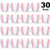 30 Packs Sports Stress Ball, Mini Foam Squeeze Sports Ball, Foam Squeeze Sports Ball for School Carnival Reward, Party Bag Gift Fillers (Baseball)