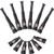 24 Pieces Plastic Pirate Telescopes Pirate Theme Party Telescopes Mini Telescopes Toy for Party Favor Supplies, Black