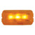 Grand General 87640 Fleet Series Amber Small Rectangular 3-LED Sealed Marker/Clearance Light