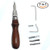 Renashed Leather Craft Sewing Tools, Craft Leather DIY Hand Stitching Sewing Tool Set (Stitching)