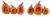 Eek & Boo Halloween Pumpkin Figurines - Set of 2