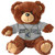 Honor Country US Air Force Plush Toy Teddy Bear Dog Tag