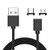 Magnetic USB C Cable, WSKEN X1 Magnetic Charging Cable with Type C, Micro USB Connector Fast Charging and Data Sync Cable for Android Type C Device (Black, 1M/3.3ft)