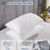 2 Pack Bed Pillows for Sleeping-Hypoallergenic Down Alternative Sleeping Bed Pillow with Plush Fiber Fill, Adjustable Hotel Collection Pillow for Back, Stomach, Side Sleepers-Queen Size(18X28Inches)