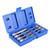 Qiilu 7Pcs 3/8inch Drive Extra Long Chrome-Vanadium Steel Screwdriver Star Bits and Sockets Set T25 T30 T40 T45 T50 T55 T60
