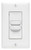 Hubbell DSM30W2 Low Voltage Wall Switch with Push Button & 2 Button, White
