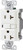 EATON Wiring VGF20W 20-Amp 2-Pole 3-Wire 125-Volt Duplex Ground Fault Circuit Interrupter, White