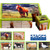 Stages Learning Wooden Farm Animal Cube Puzzle for Preschool Language Builder