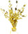 Graduate Cap Gleam 'N Burst Centerpiece (gold) Party Accessory  (1 count) (1/Pkg)
