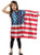 Rasta Imposta USA Flag Dress, 7-10 Years