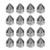 Pilot Automotive Pilot IP-3035-16 Chromed Body Studs-16 Pieces