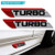 2 Pcs TURBO Metal 3D Badge, Sedan SUV Pickup Body Fender Side Rear Trunk Badge Emblem Sticker Decals Fit Jeep BMW Dodge Mercedes Benz Chrysler Toyota TRD Honda Nissan Kia Hyundai Chevrolet Ford Audi 2 Pcs TURBO Metal 3D Badge, Sedan SUV Pickup Body Fender Side Rear Trunk Badge Emblem Sticker Decals Fit Jeep BMW Dodge Mercedes Benz Chrysler Toyota TRD Honda Nissan Kia Hyundai Chevrolet Ford Audi