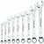 Pittsburgh 9 Piece Metric Fully Polished Combination Wrench Set