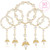 30 Pieces Baptism Rosary Acrylic Rosary Beads Mini Rosaries with Angel for The First Communion Baptism Party Favors (Color 1)