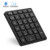 Bluetooth Numeric Keypad Rechargeable, Jelly Comb Portable Wireless Bluetooth 28-Key Number Pad with Multiple Shortcuts for Tablet, Laptop, Notebook, PC, Desktop and More (Black))