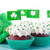 Chuangdi 200 Pieces Shamrock Picks Shamrock Cupcake Topper St Patrick's Day Picks Toothpicks Four Leaf Clover Picks for St Patrick Party Cake Decoration