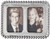 MARIPOSA 3714 2 X 3 Vertical Double Frame, 2" x 3" Photo, Silver