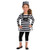 amscan Girls Trouble Maker Prisoner Costume - Medium (8-10), Multicolor